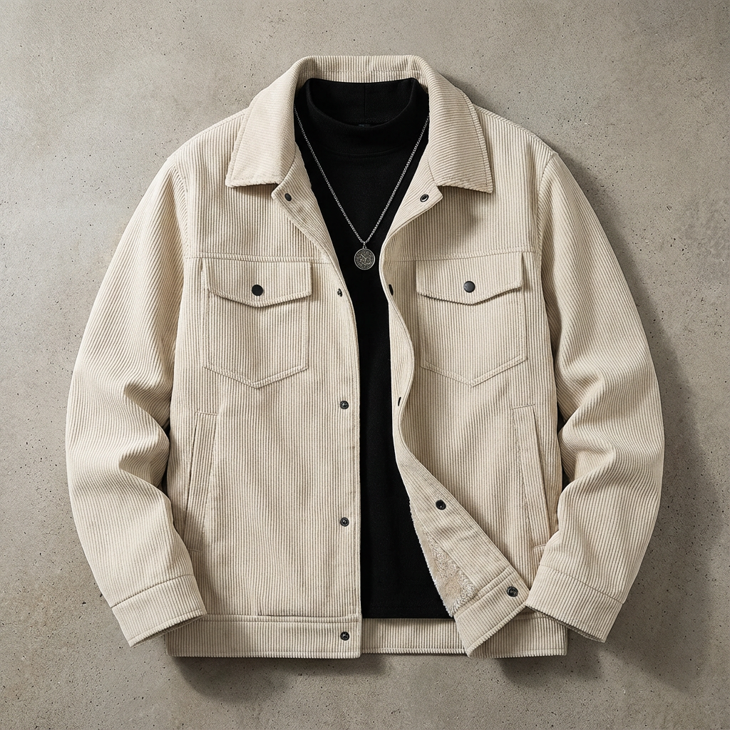 Men's Fleece Jacket - Soft Casual Outerwear