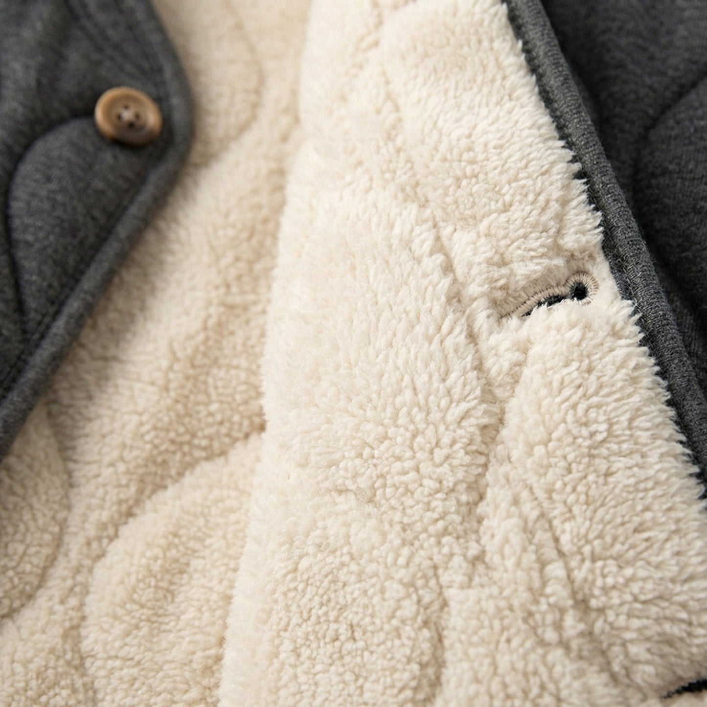 Men's Fleece Parka - Warm Winter Hooded Outerwear