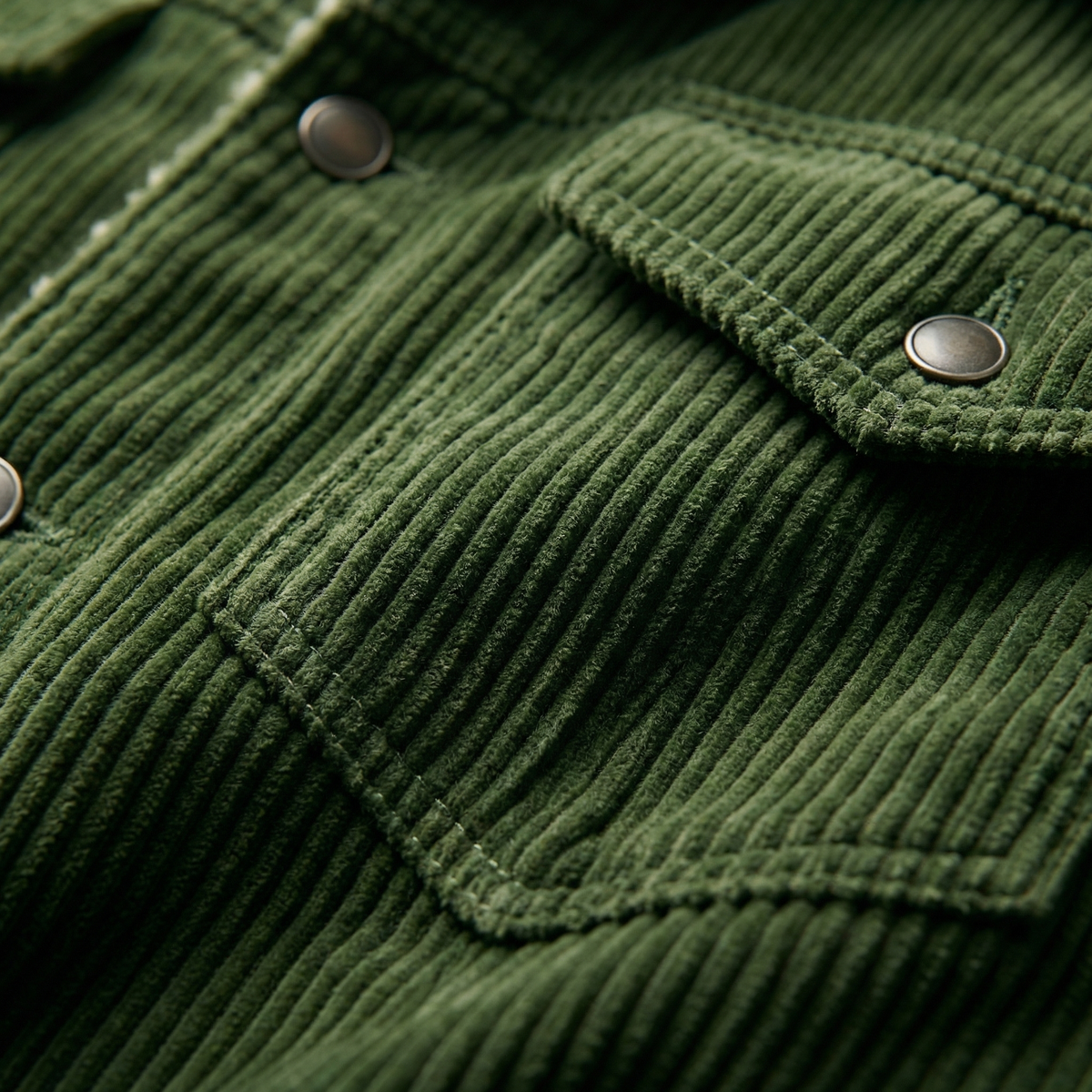 Men's Corduroy Jacket - Plush Casual Outerwear