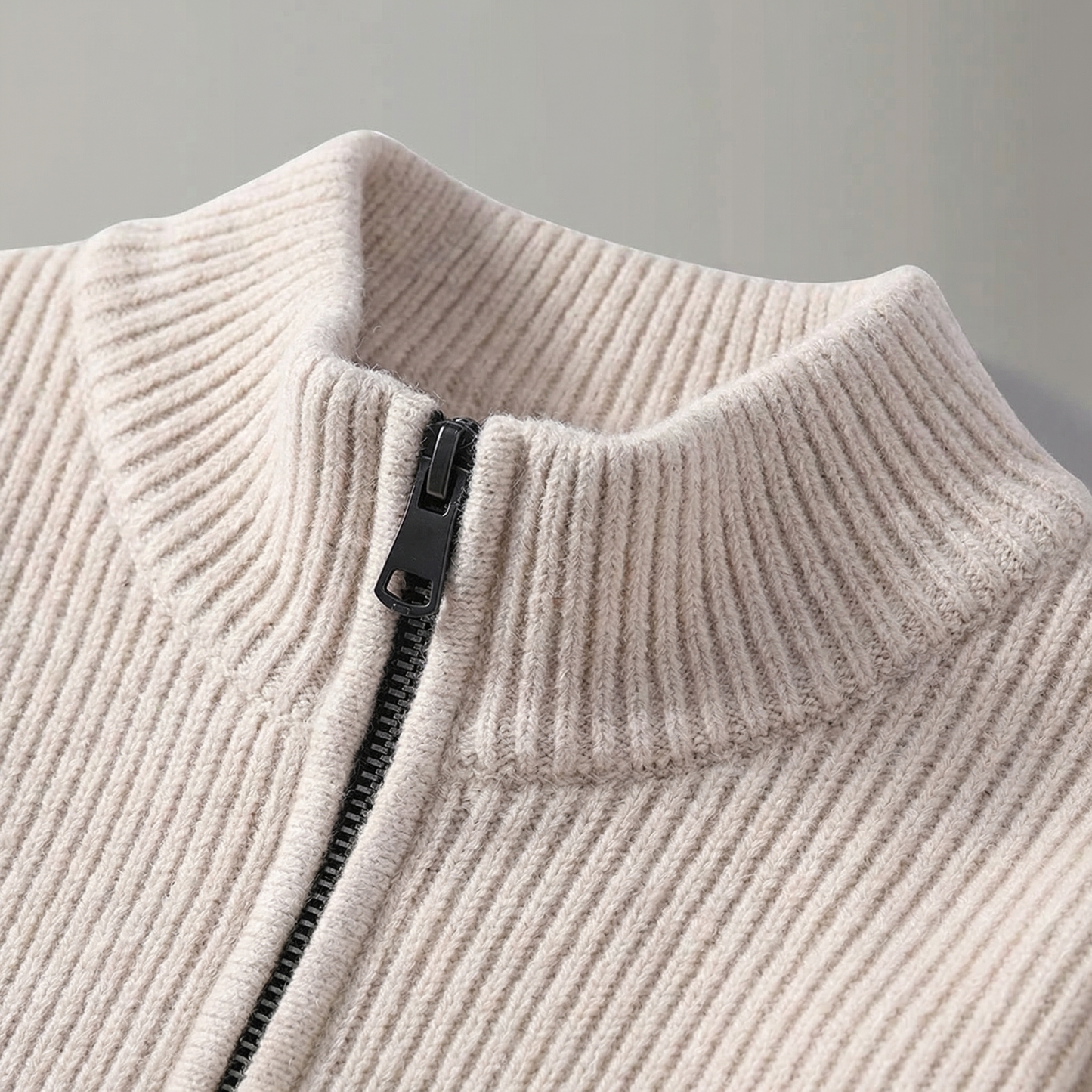 Men's Knit Sweater Coat - Casual Longline Outerwear