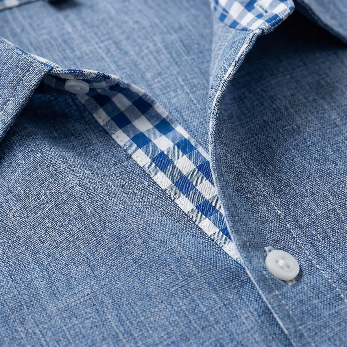 Men's Linen Shirt - Casual Lightweight Button Down
