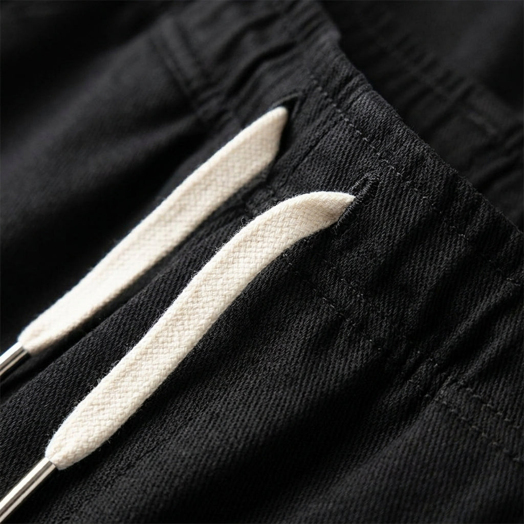Men's Cotton Pants - Casual Everyday Straight Leg Trousers