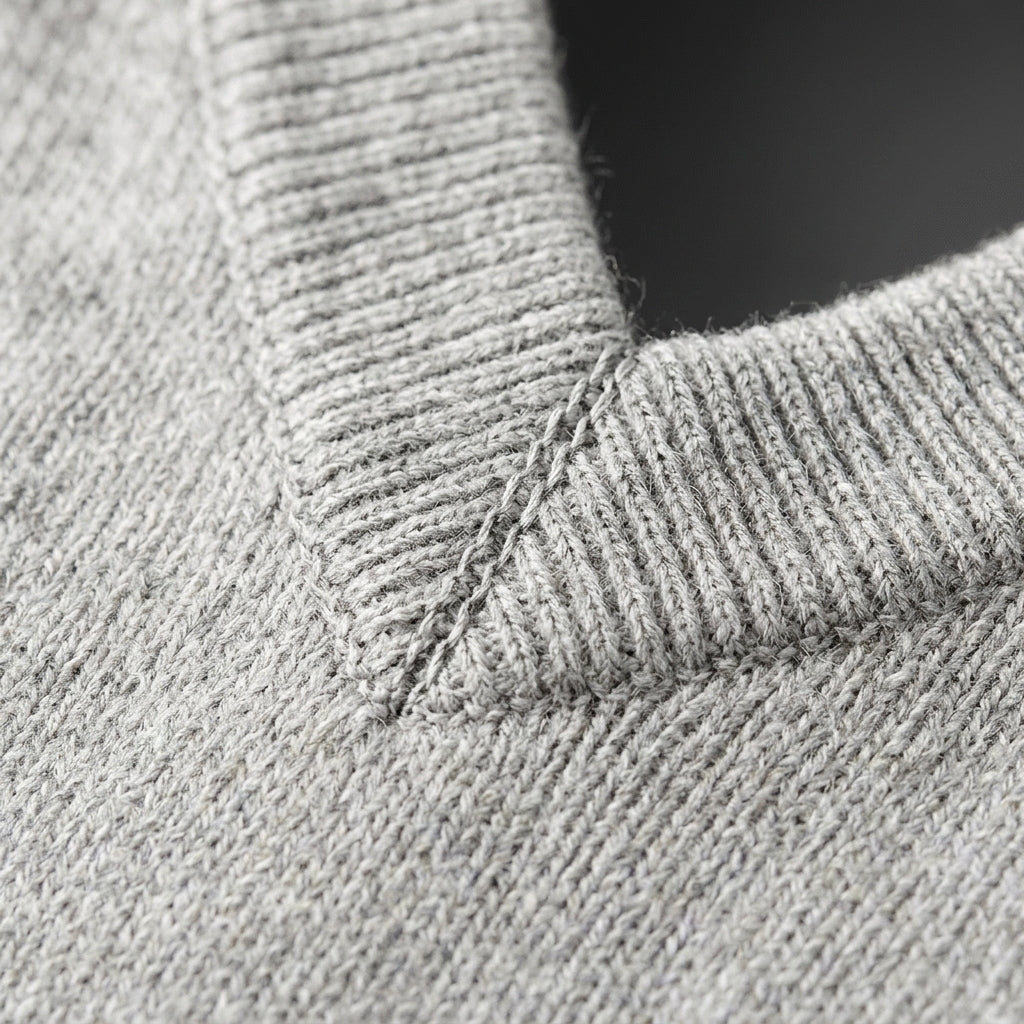 Men's Cashmere Vest - Soft Knit Layering Sweater