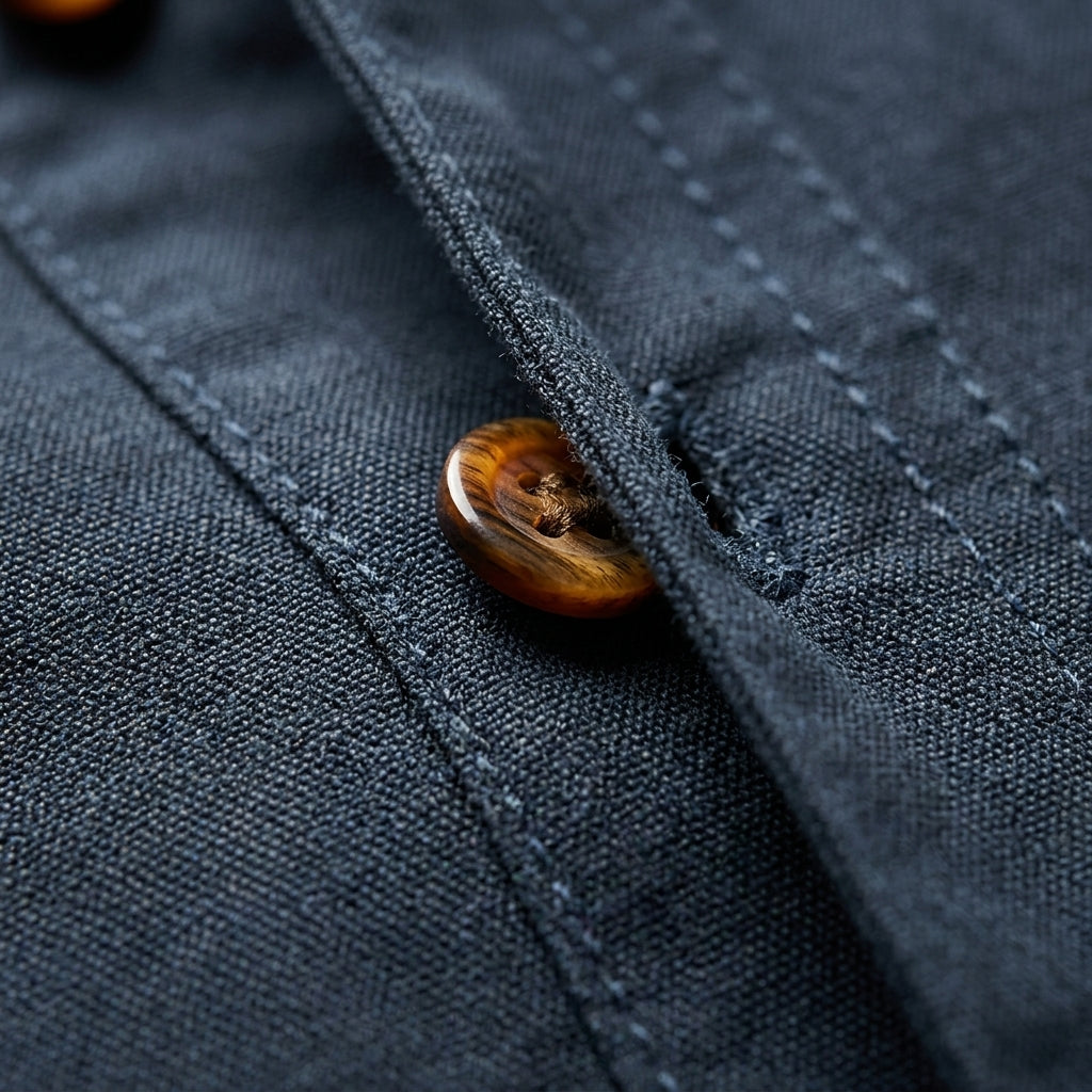 Men's Long Sleeve Shirt - Casual Button Down