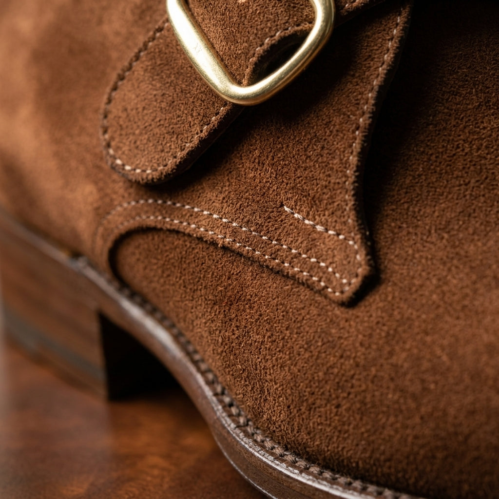 Men's Suede Shoes - Classic Casual Slip On Footwear