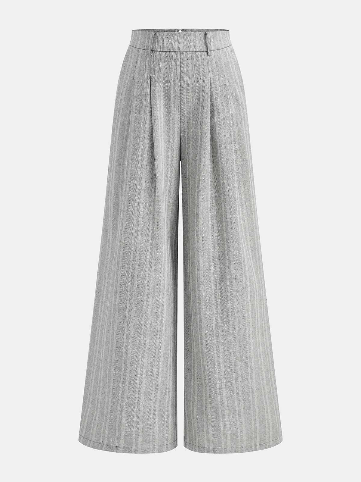 Olyrie | Women's Long Wide Leg High Waist Pants with Relaxed Style