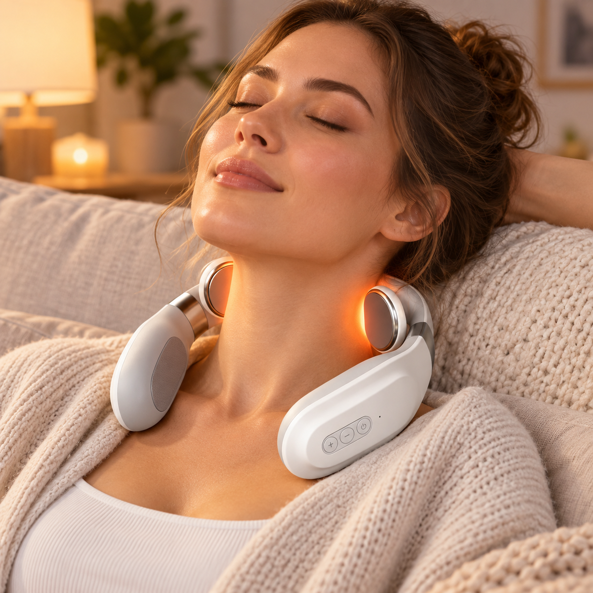 Cordless Neck & Shoulder Massager – Portable Vibrating Massager