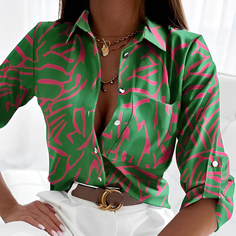 Aubriella | Formal Puff Sleeve Business Blouse for Work Top Style