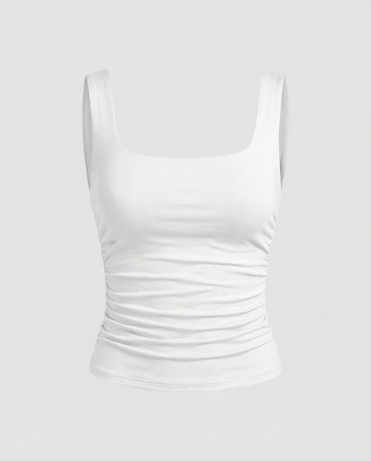 Kaelinna | Square Neck Casual Top Women Summer Style