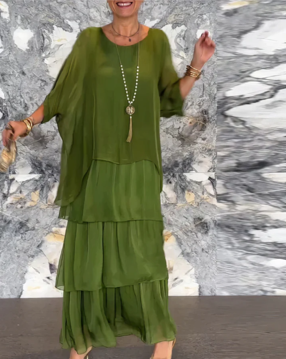 Amara | Fancy Long Flowing Summer Dress for All Season
