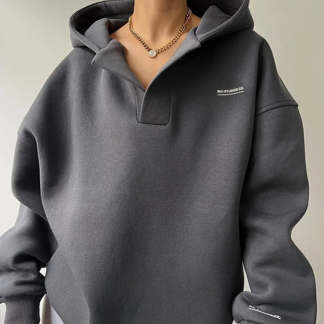 Women's Oversized Hoodie - Casual Lounge Sweatshirt