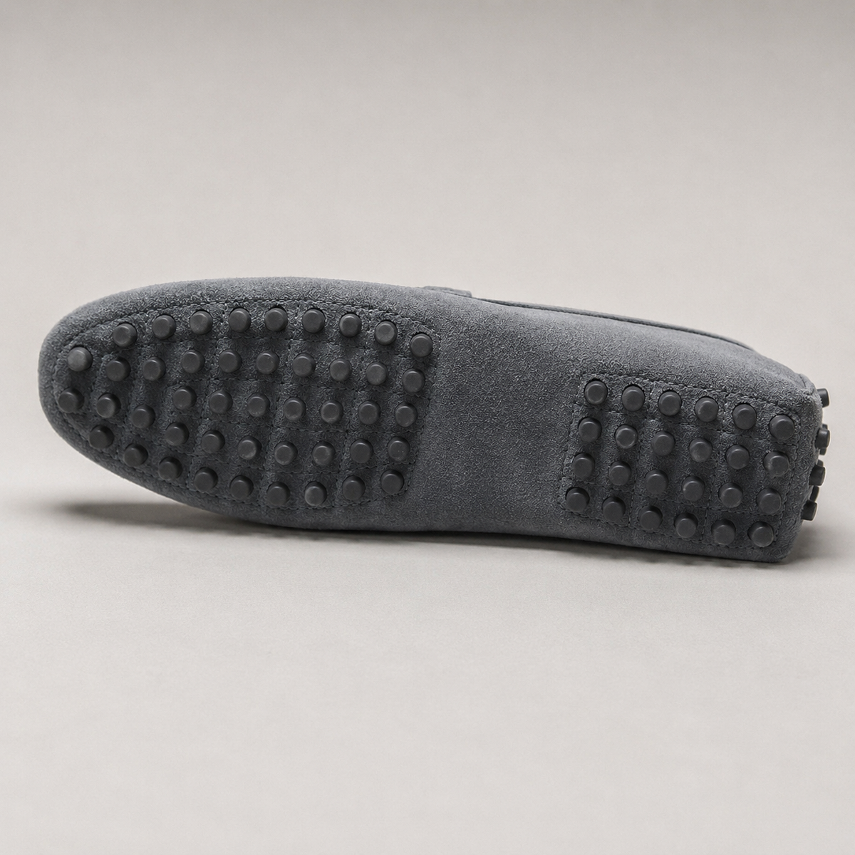 Men's Suede Driving Loafers - Penny Strap Slip On Shoes