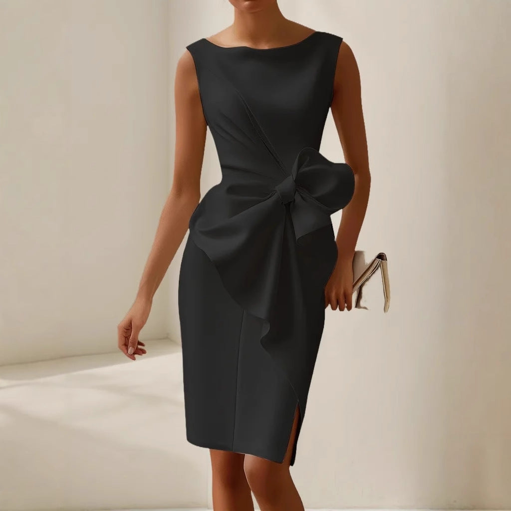 Olyrae | Elegant Bodycon Midi Dress Women Style