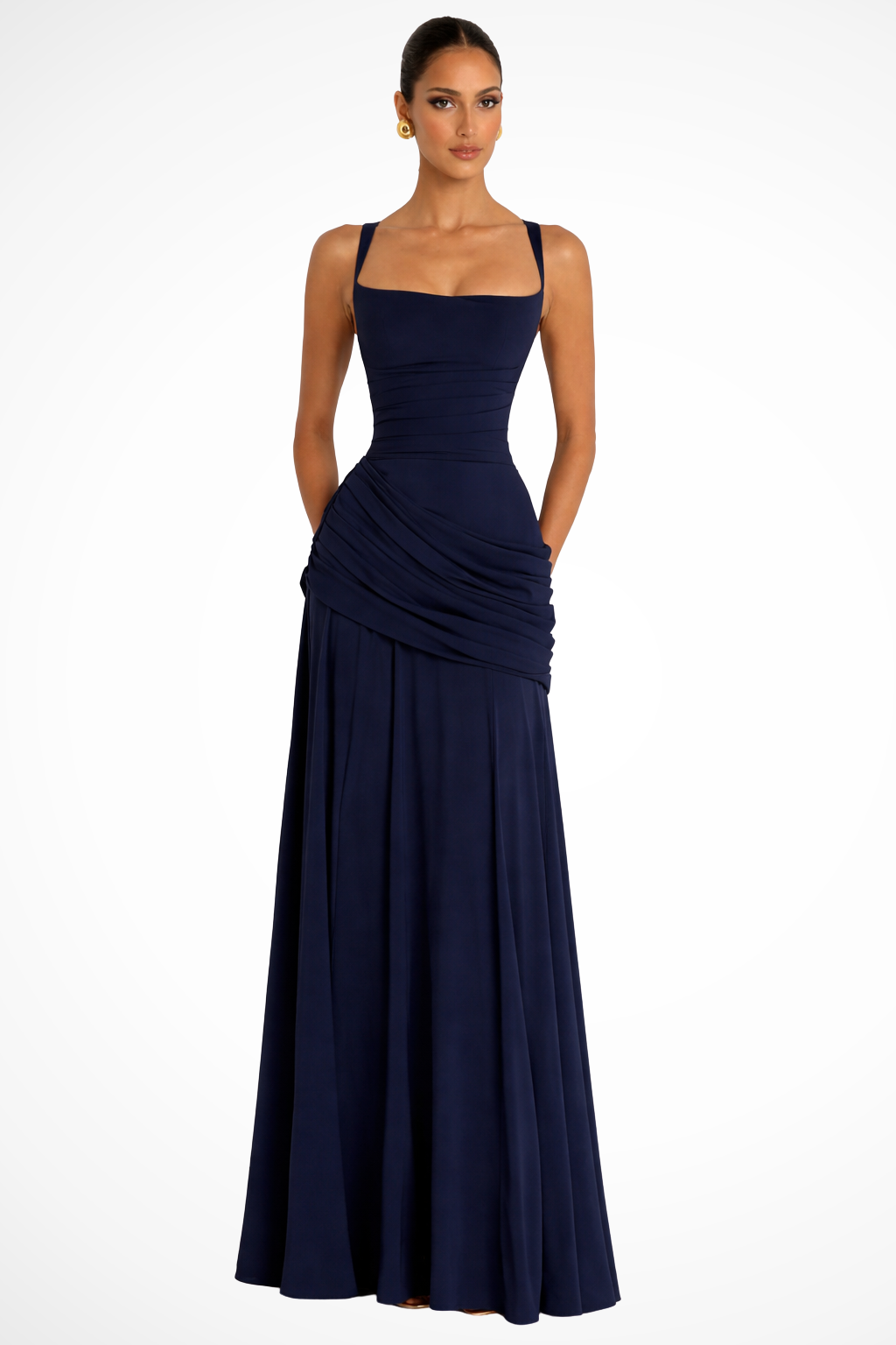 Maevyn | Trendy Strapless Split Dress Women Elegant Look
