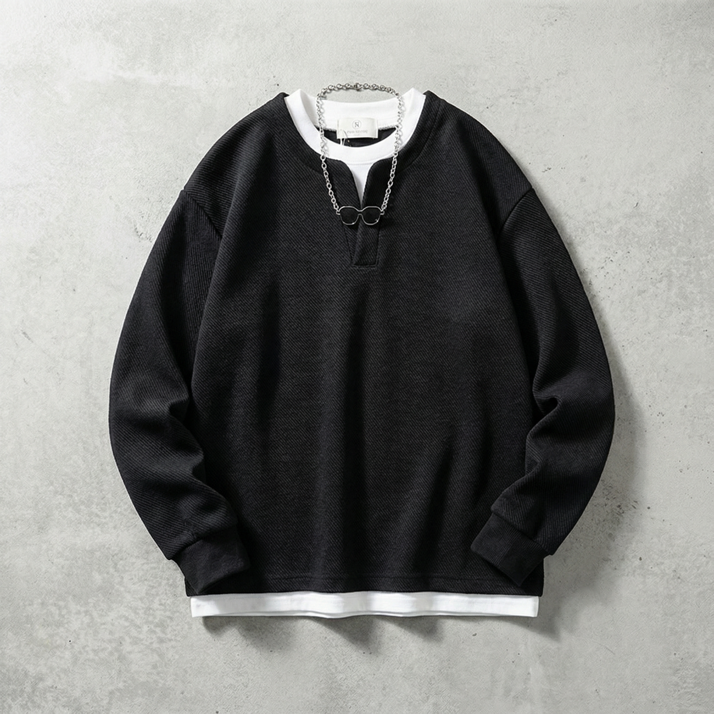 Men's Cotton Pullover - Casual Knit Sweater