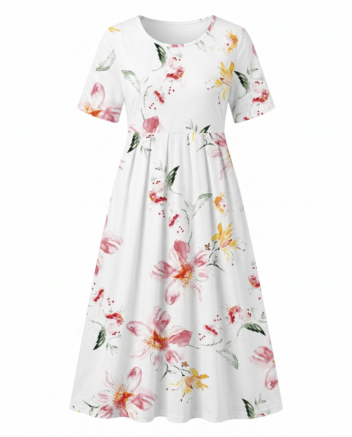 Josenelle | Women's Casual Short Sleeve Blouse with Embroidered Design