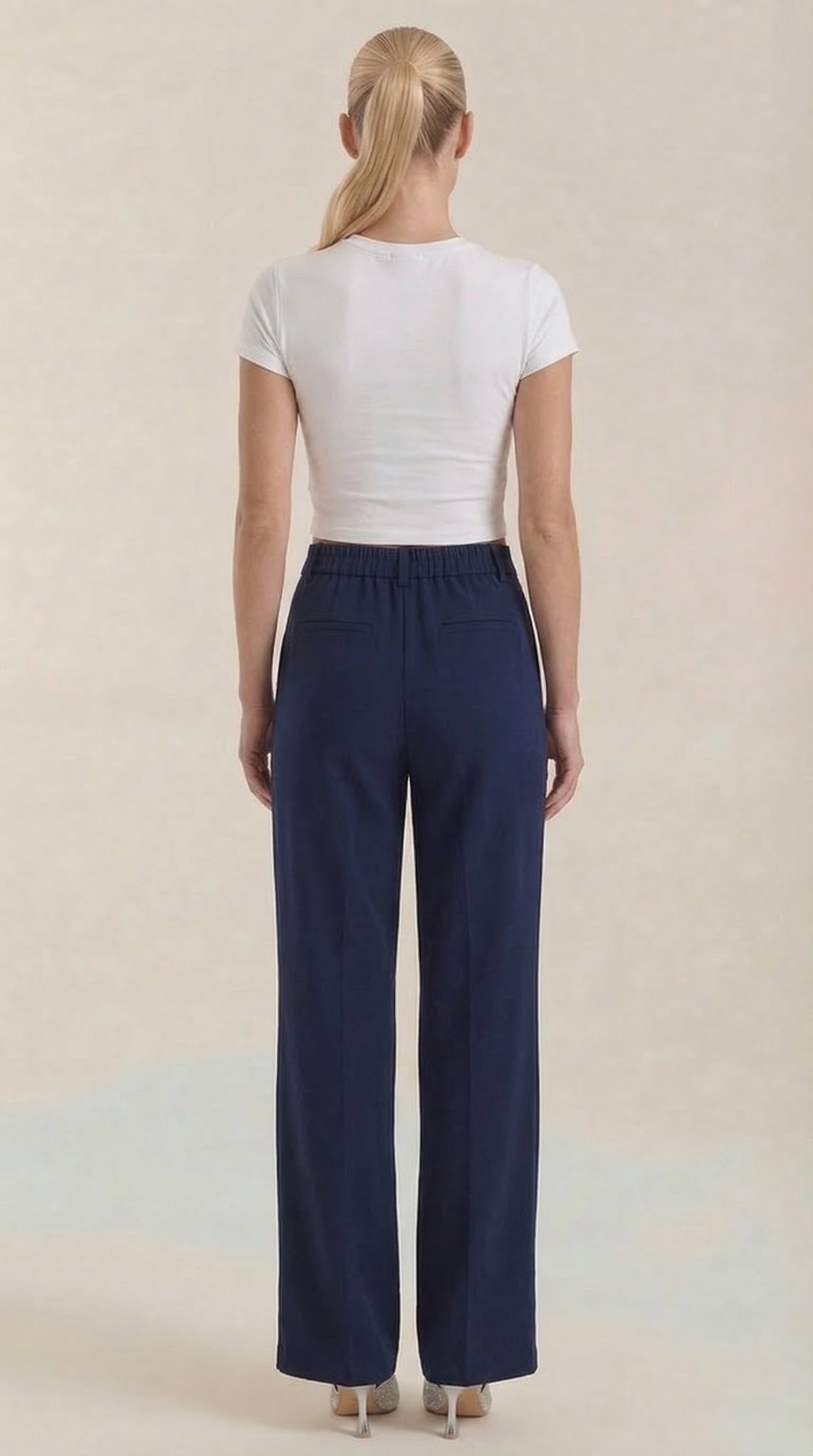 Loxaria | Women's Elegant Wide Leg Business Trousers for Office Style