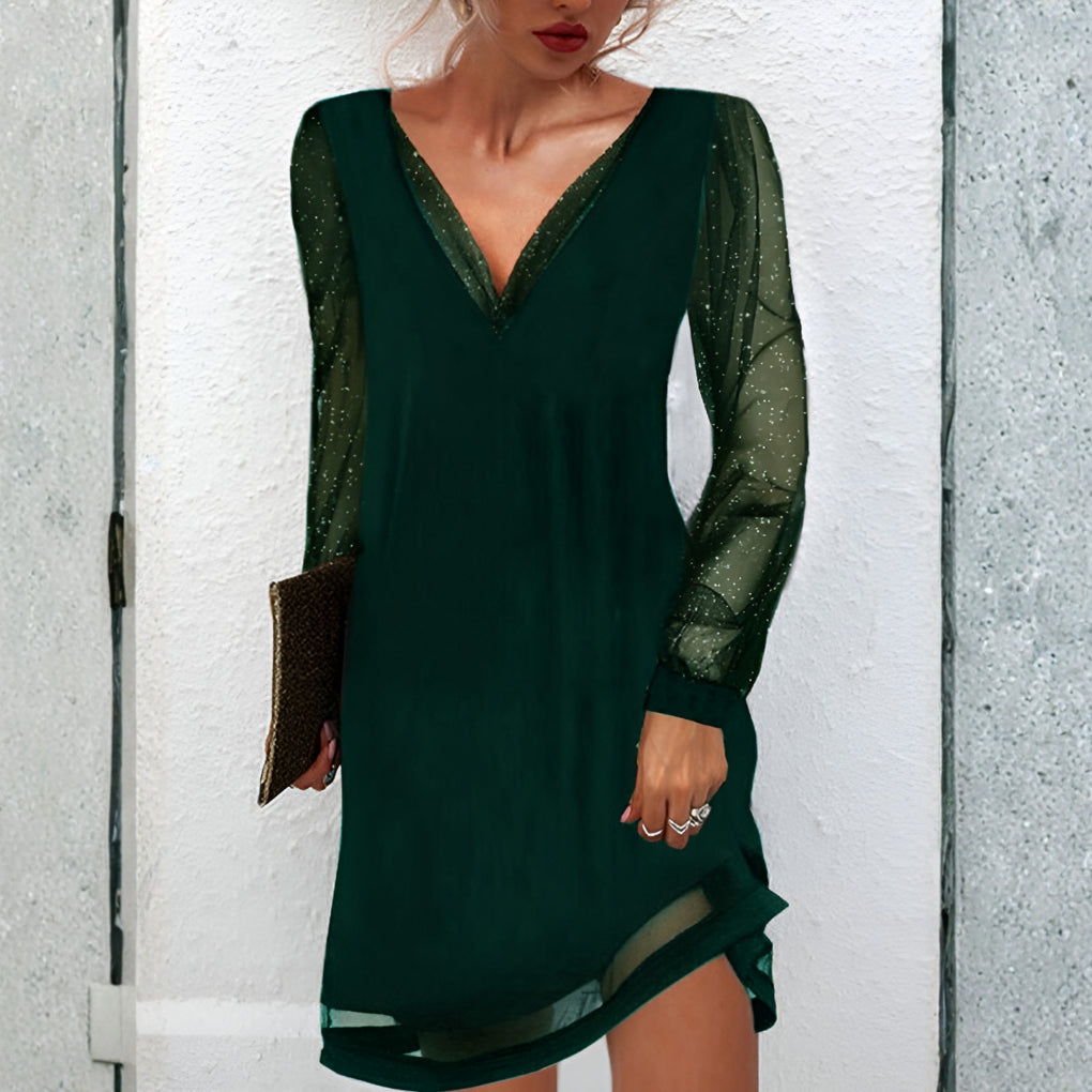 Yaraessa | V-Neck Wedding Guest Dress for Elegant Occasions