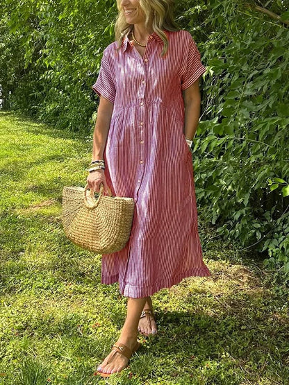 Ivessa | Refined Button-Up Airy Shirt
