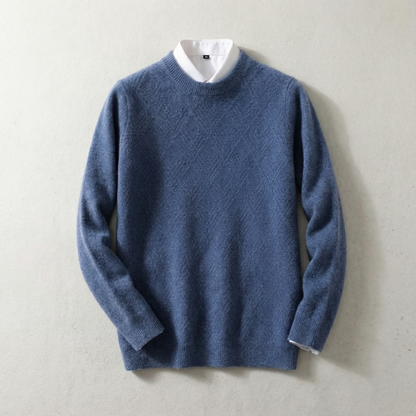 Men's Cashmere Sweater - Soft Knit Casual Pullover