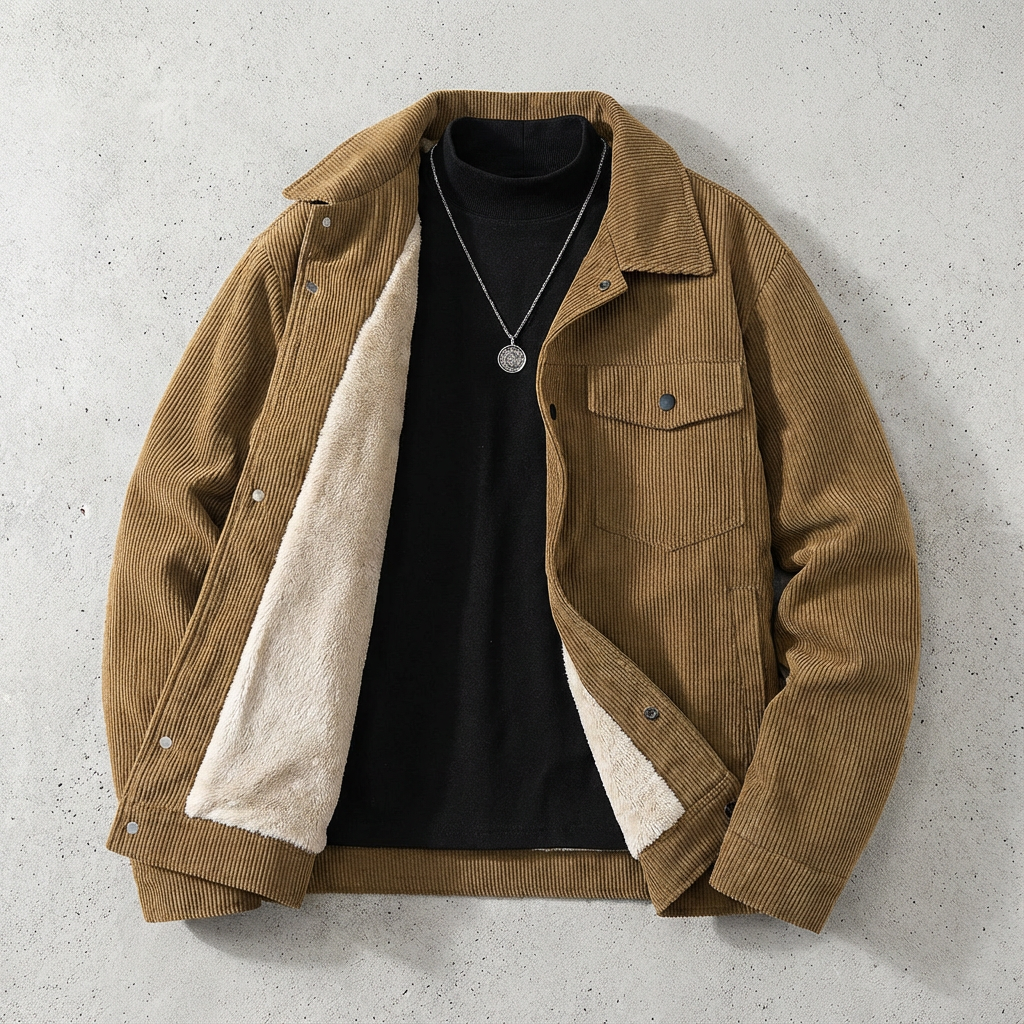 Men's Fleece Jacket - Soft Casual Outerwear