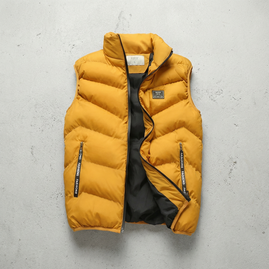 Men's Down Vest - Quilted Insulated Winter Vest