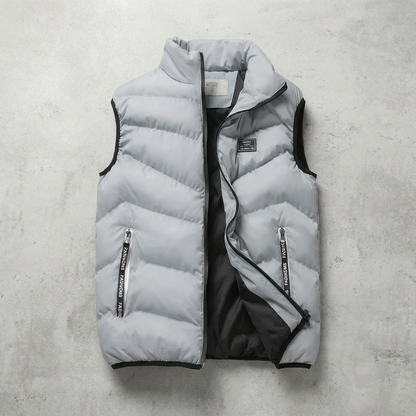 Men's Down Vest - Quilted Insulated Winter Vest