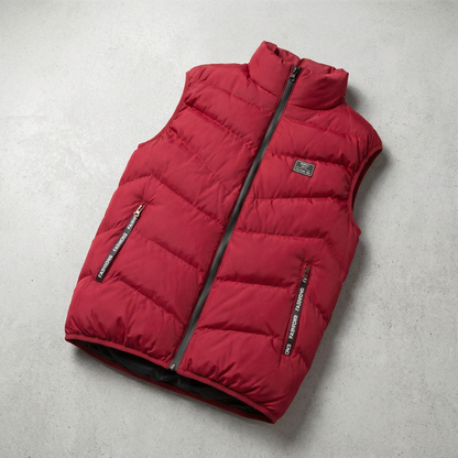 Men's Down Vest - Quilted Insulated Winter Vest