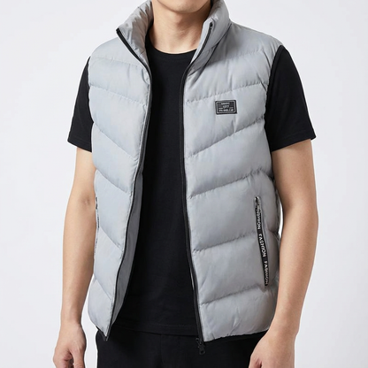 Men's Down Vest - Quilted Insulated Winter Vest