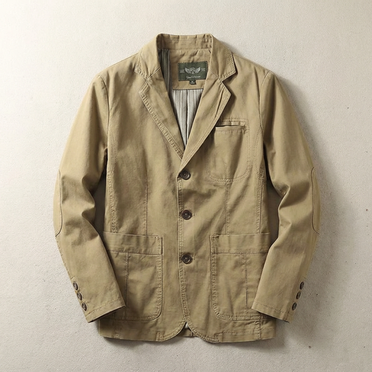 Men's Cotton Blazer - Casual Suit Jacket