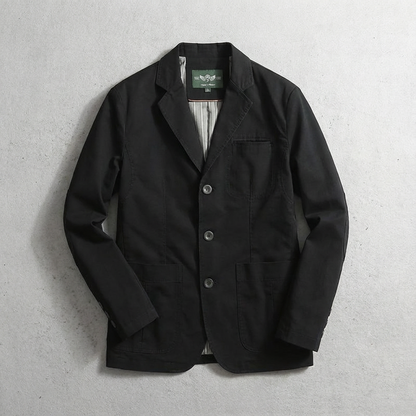 Men's Cotton Blazer - Casual Suit Jacket