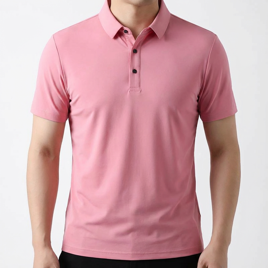 Men's Polo Shirt - Lightweight Ice Silk Short Sleeve Top