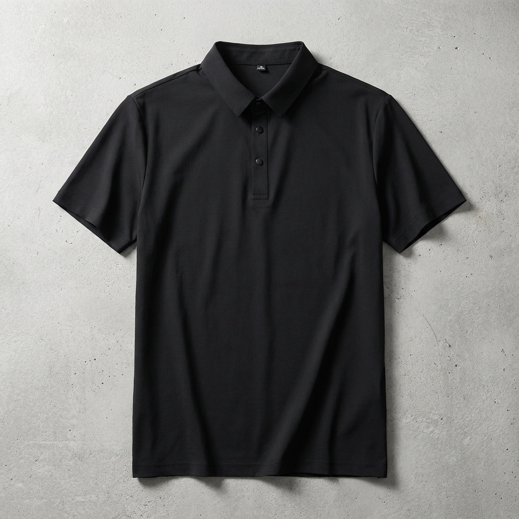 Men's Ice Silk Polo Shirt - Lightweight Short Sleeve Top