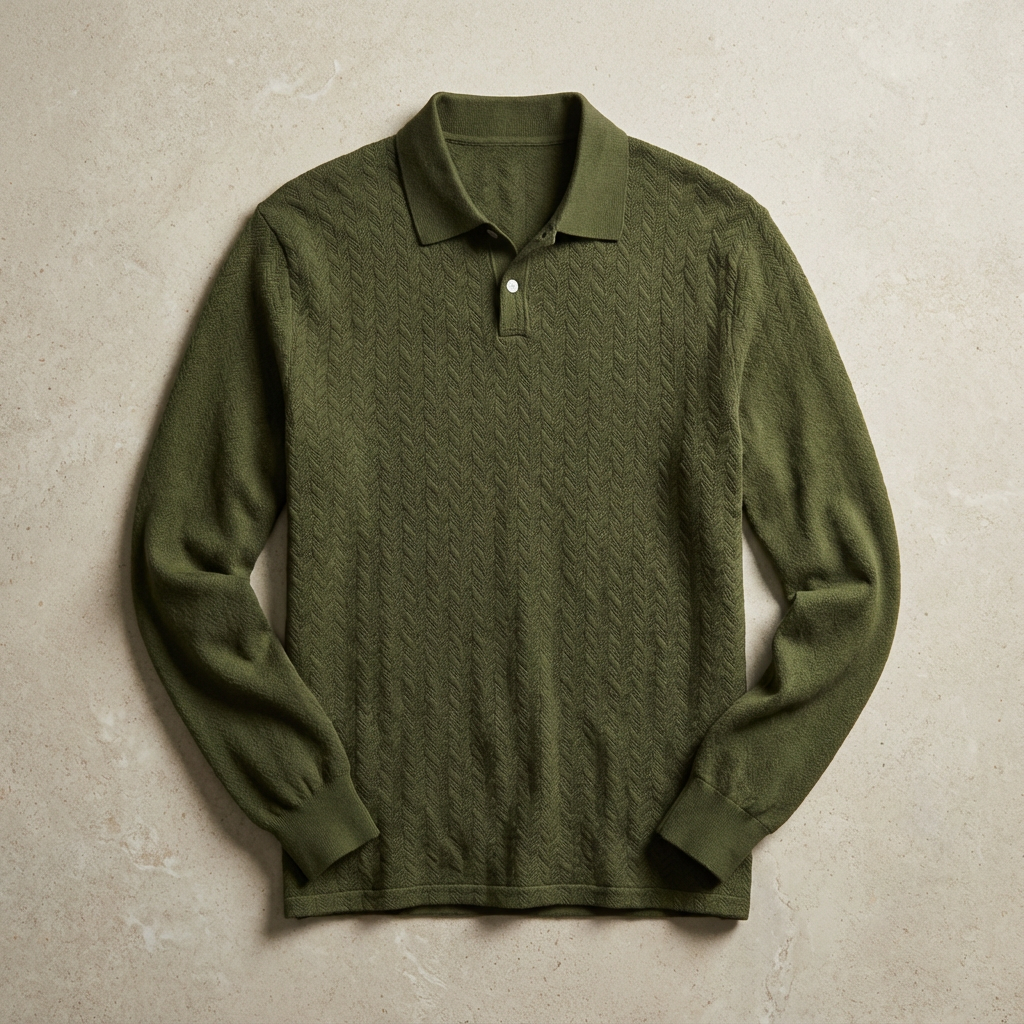 Men's Pima Cotton Polo Shirt - Soft Short Sleeve Casual Top