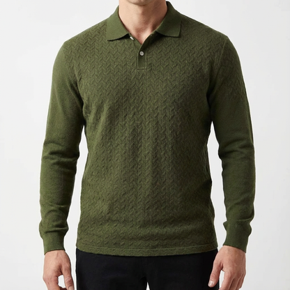 Men's Pima Cotton Polo Shirt - Soft Short Sleeve Casual Top