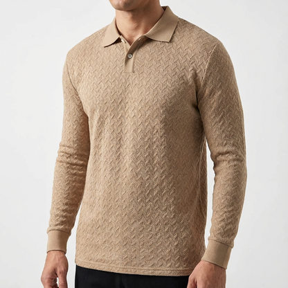 Men's Pima Cotton Polo Shirt - Soft Short Sleeve Casual Top