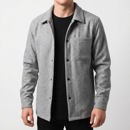 Men's Cotton Jacket - Casual Lightweight Outerwear