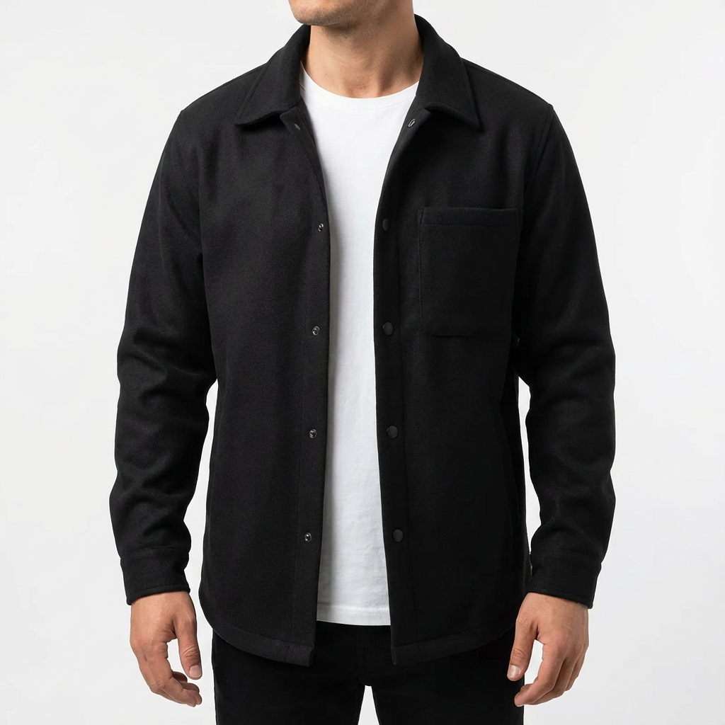 Men's Cotton Jacket - Casual Lightweight Outerwear