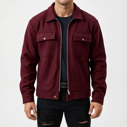 Men's Cotton Jacket - Casual Lightweight Outerwear