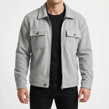Men's Cotton Jacket - Casual Lightweight Outerwear