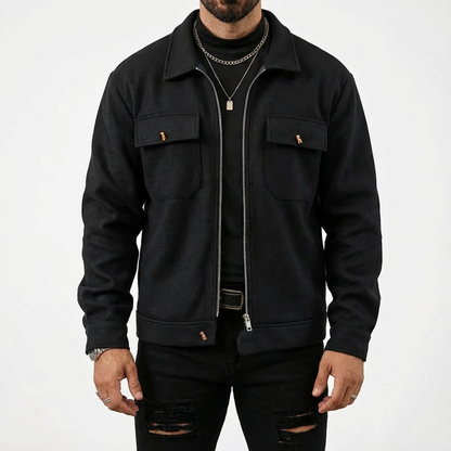 Men's Cotton Jacket - Casual Lightweight Outerwear