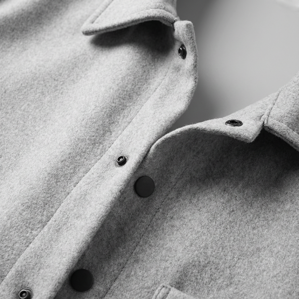 Men's Brushed Cotton Jacket - Casual Lightweight Outerwear