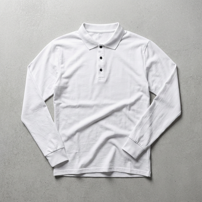 Men's Polo Shirt - Cotton Stretch Short Sleeve Casual Top