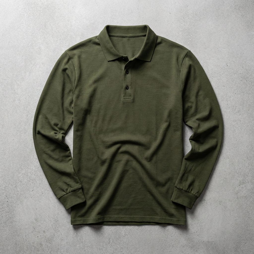 Men's Polo Shirt - Cotton Stretch Short Sleeve Casual Top
