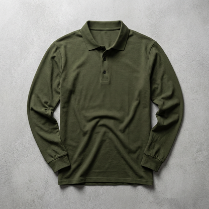 Men's Polo Shirt - Cotton Stretch Short Sleeve Casual Top