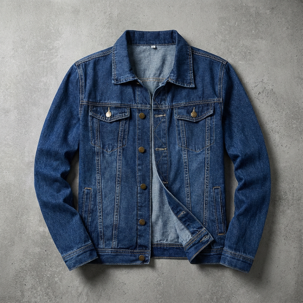 Men's Denim Jacket - Classic Casual Jean Jacket