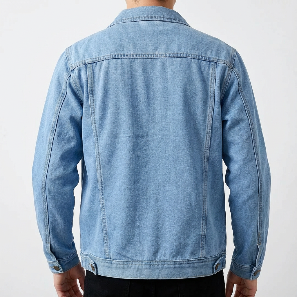 Men's Denim Jacket - Classic Casual Jean Jacket