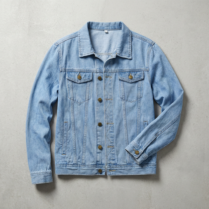Men's Denim Jacket - Classic Casual Jean Jacket