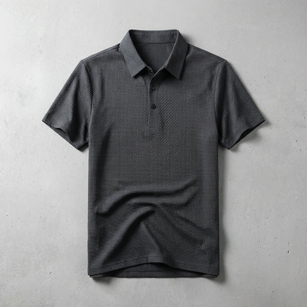 Men's Polo Shirt - Lightweight Casual Short Sleeve Top