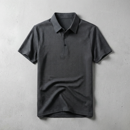 Men's Polo Shirt - Lightweight Casual Short Sleeve Top